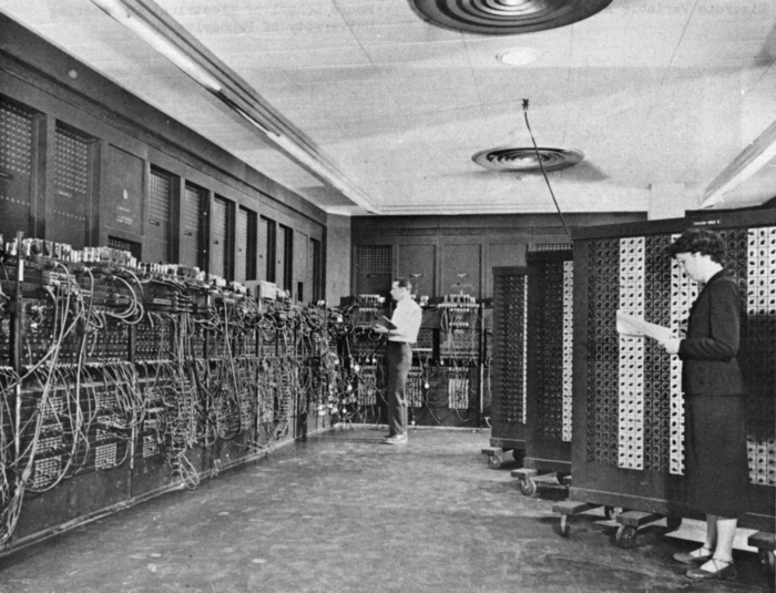 1.3: Ο πιο γνωστός υπολογιστής πριν το 1950 ήταν ο ENIAC. Εικόνα από wikipedia.org.