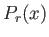 $\displaystyle P_r(x)$