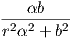 ---αb----
r2α2 + b2