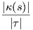 |κ(s)|
-|τ|-