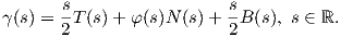        s                  s
γ(s) = -T (s) + φ(s)N (s) + -B (s), s ∈ ℝ.
       2                  2  