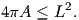 4πA ≤ L2.  