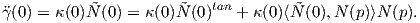 �γ (0) = κ(0) ˜N (0) = κ(0)N˜(0)tan + κ(0)⟨N ˜(0),N (p)⟩N (p).  