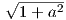 √1-+-a2-