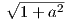√1-+-a2-